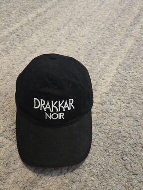 Dale Earnhardt Jr Drakkar Noir Racing Hat Signature Series #8 NASCAR Vintage